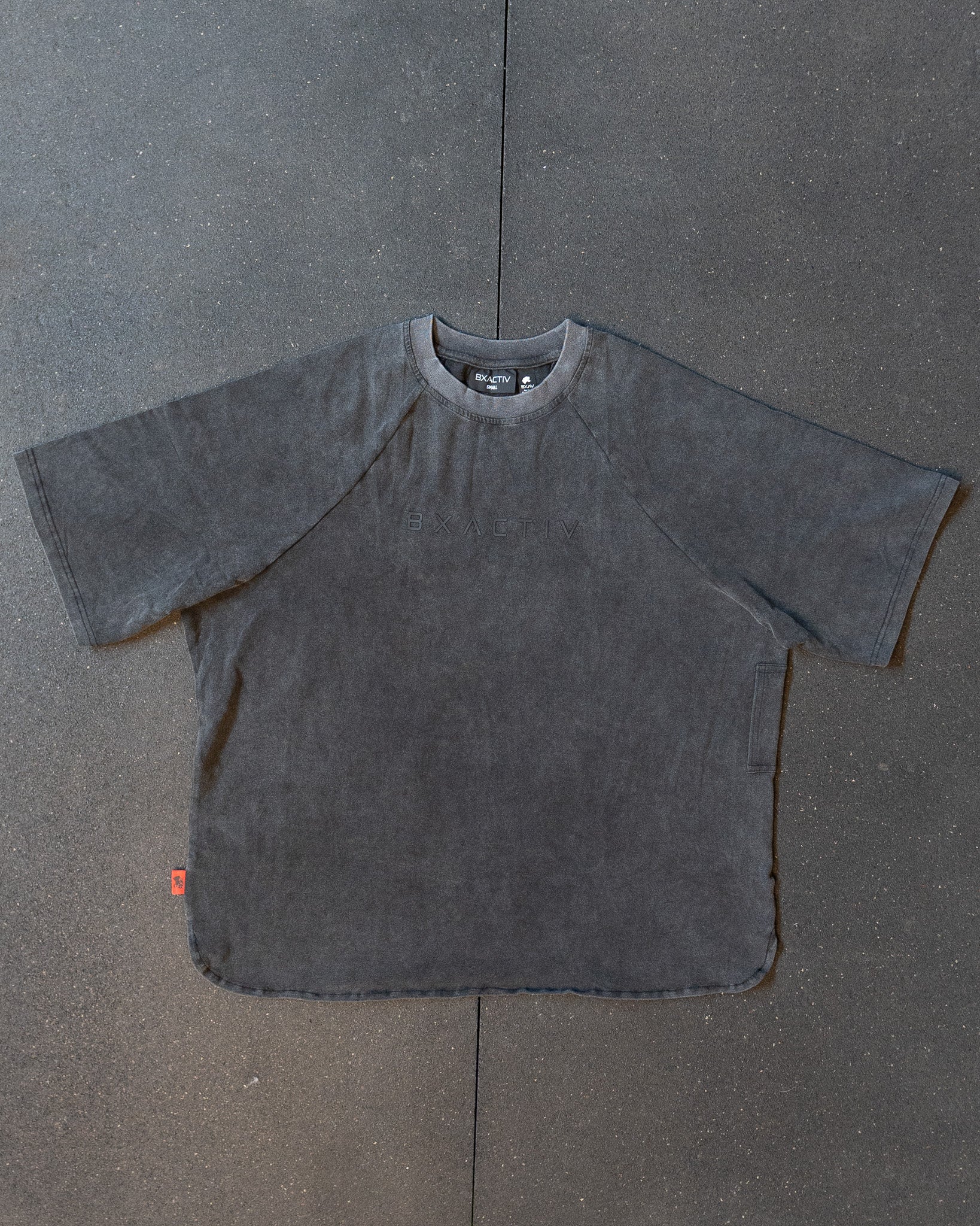 Trademark Raglan Oversize T-Shirt Vintage Gray