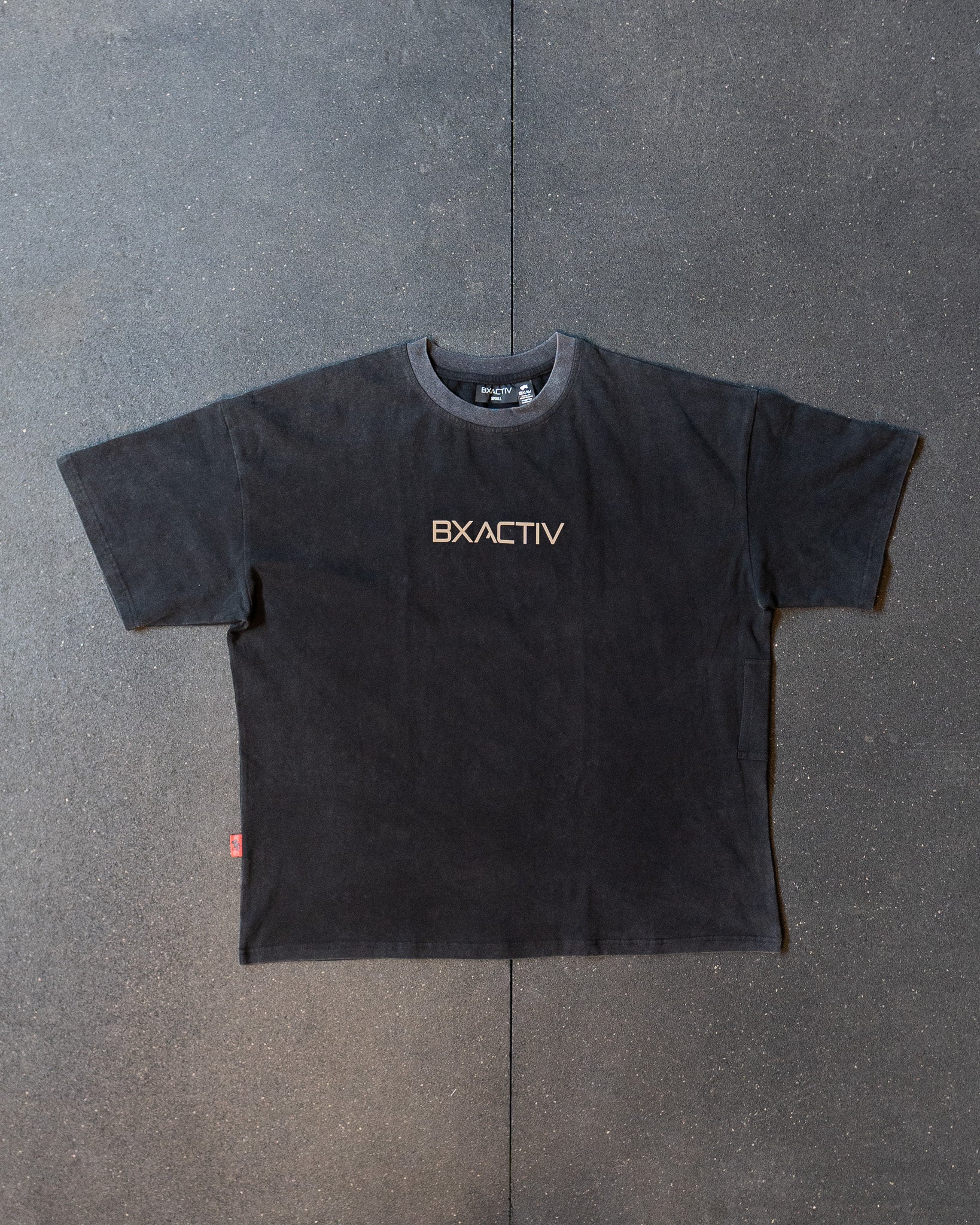 Big BXAV Logo Oversize T-Shirt Vintage Black (Misprint)