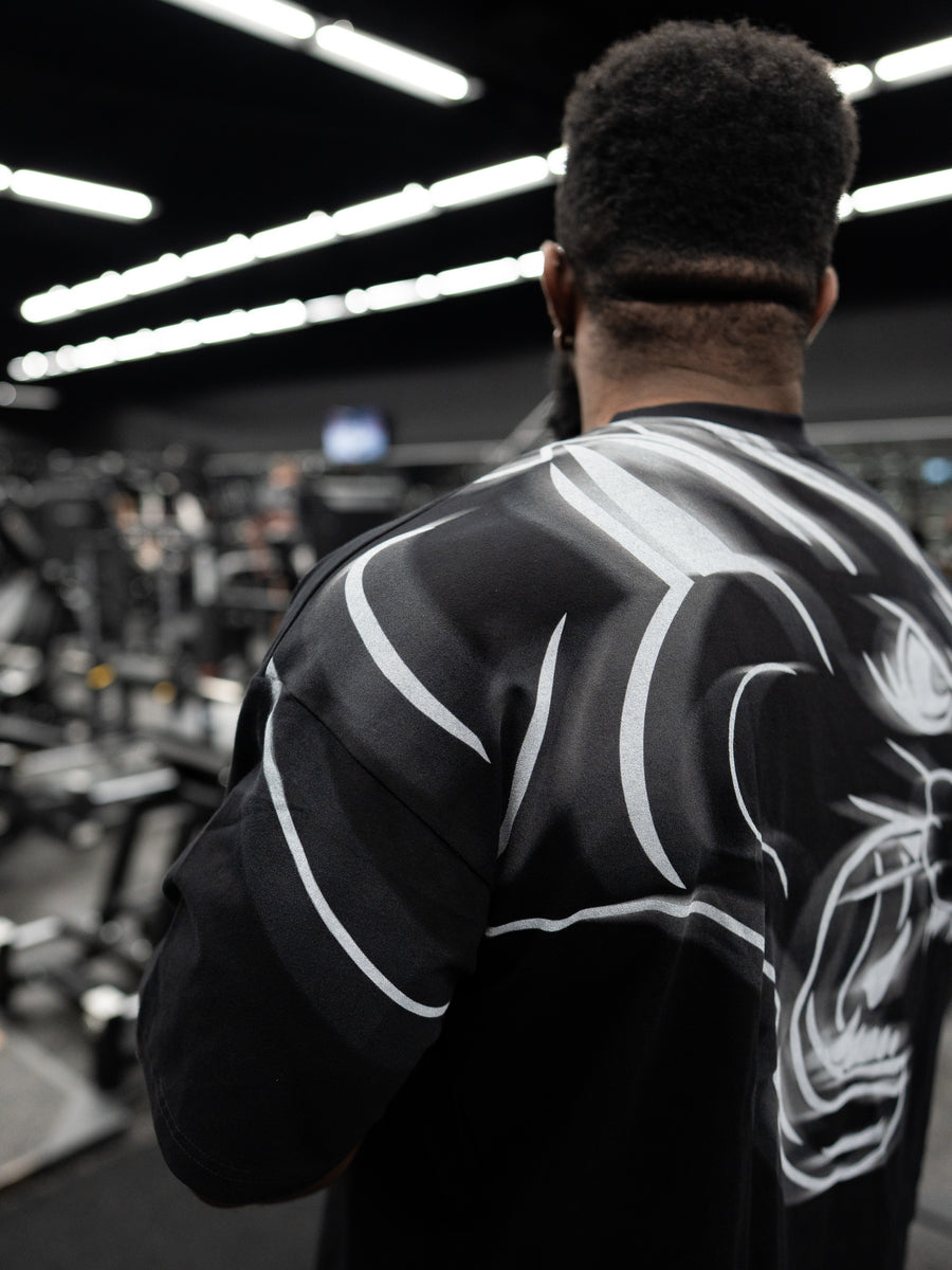 Ghost Print Oversize Tee