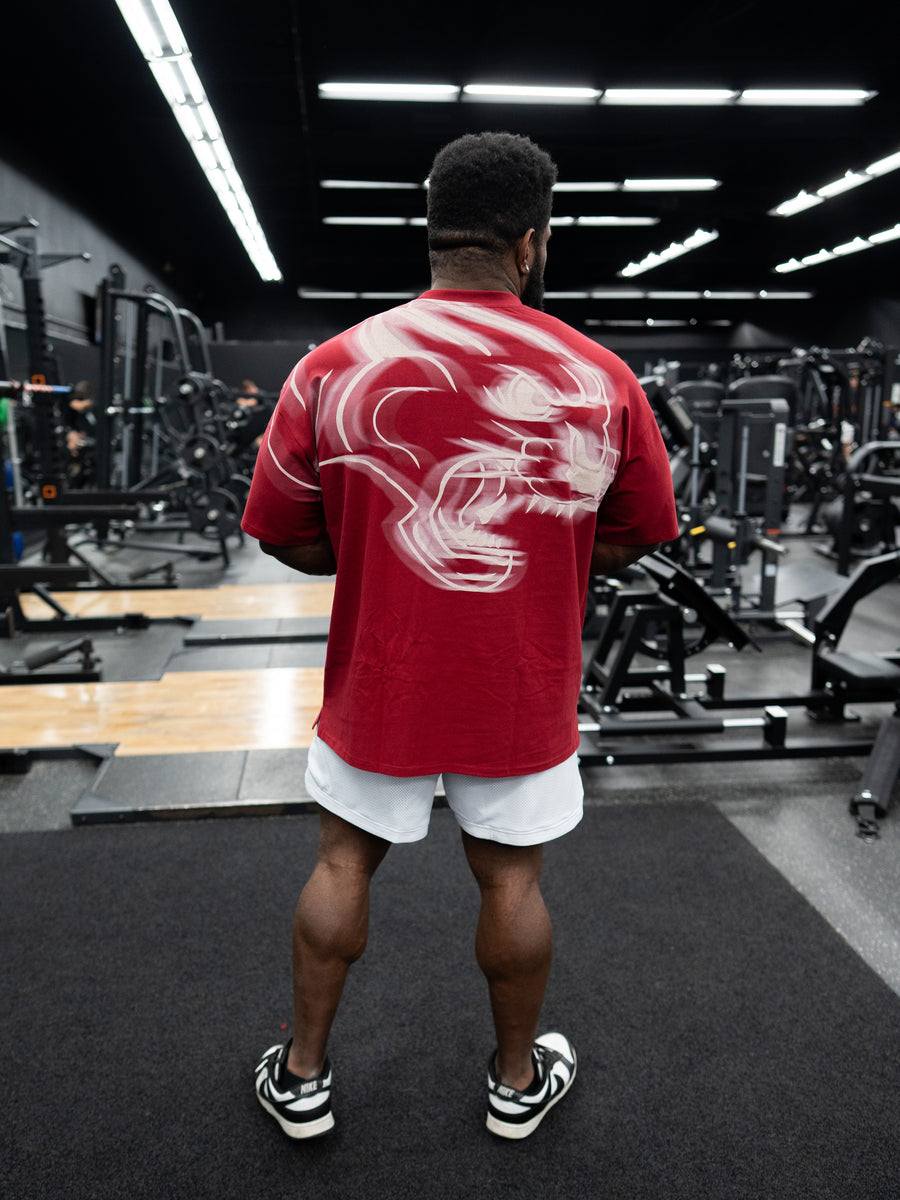 Ghost Print Oversize Tee